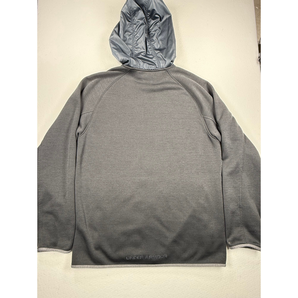 Under Armour Storm ColdGear Full Zip Hoodie Men’s Large Gray Jacket - Picture 2 of 7